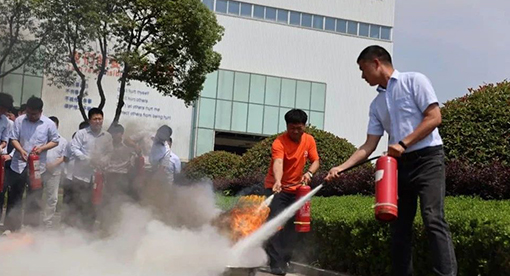 灭火器实操培训